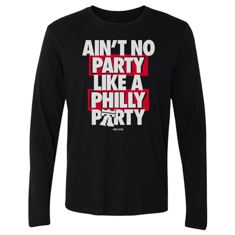 Philadelphia Basketball Men's Long Sleeve T-Shirt | 500 LEVEL