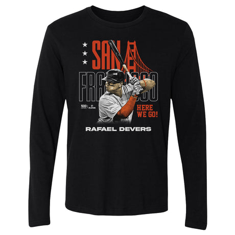 Rafael Devers Men's Long Sleeve T-Shirt | 500 LEVEL