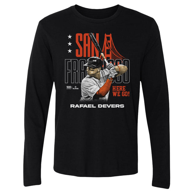 Rafael Devers Men's Long Sleeve T-Shirt | 500 LEVEL