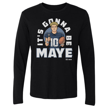 Drake Maye Men's Long Sleeve T-Shirt | 500 LEVEL