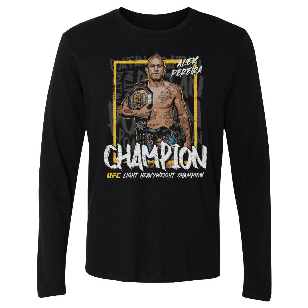 Alex Pereira Men's Long Sleeve T-Shirt | 500 LEVEL