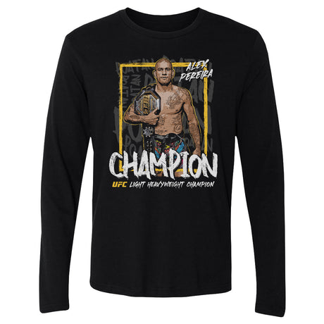 Alex Pereira Men's Long Sleeve T-Shirt | 500 LEVEL
