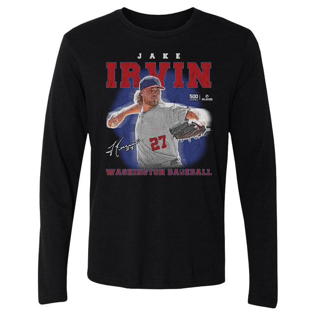 Jake Irvin Men's Long Sleeve T-Shirt | 500 LEVEL