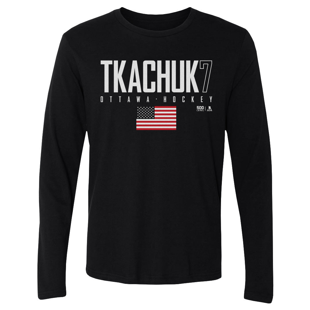 Brady Tkachuk Men's Long Sleeve T-Shirt | 500 LEVEL