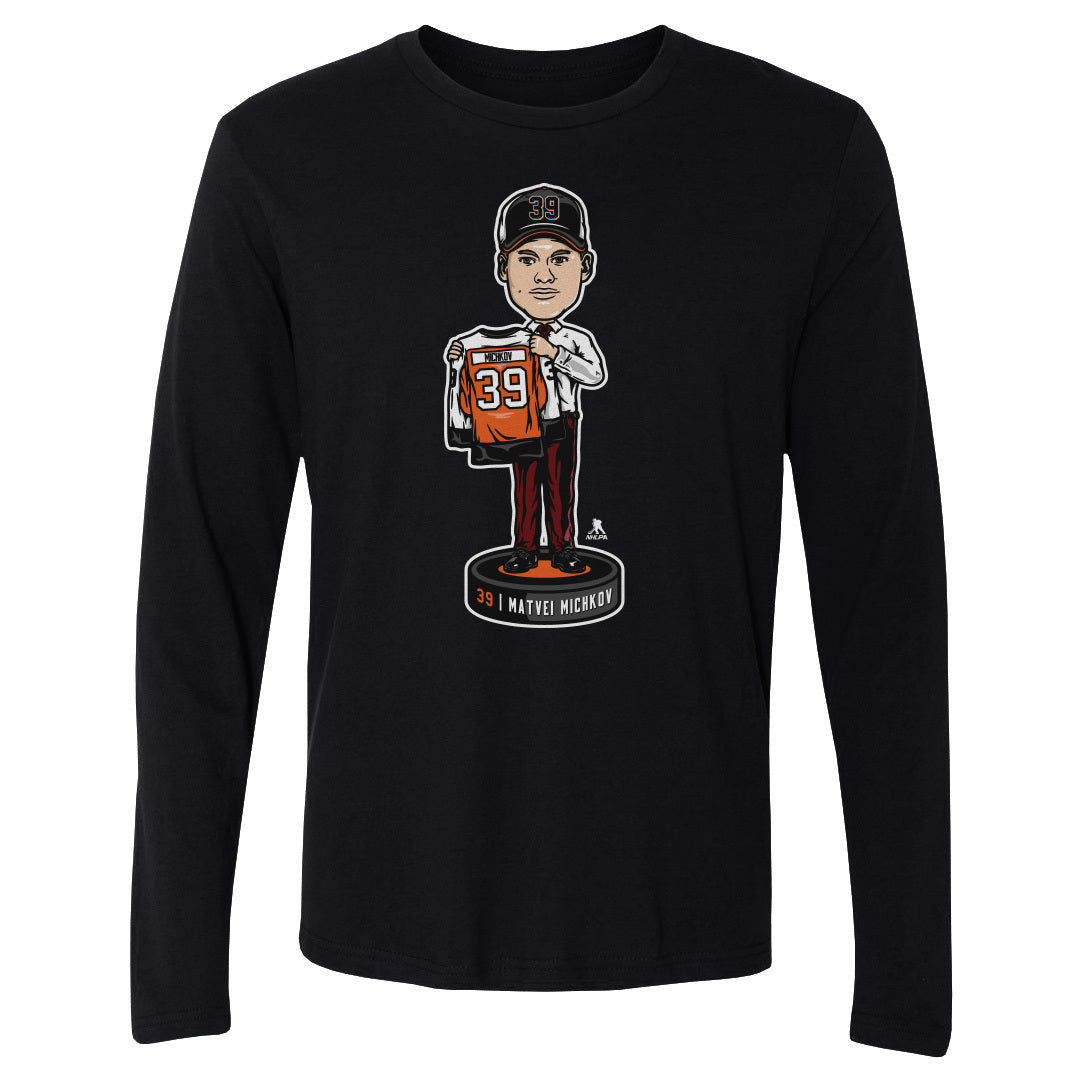 Matvei Michkov Men's Long Sleeve T-Shirt | 500 LEVEL