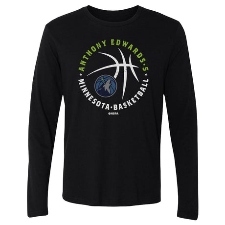 Anthony Edwards Men's Long Sleeve T-Shirt | 500 LEVEL