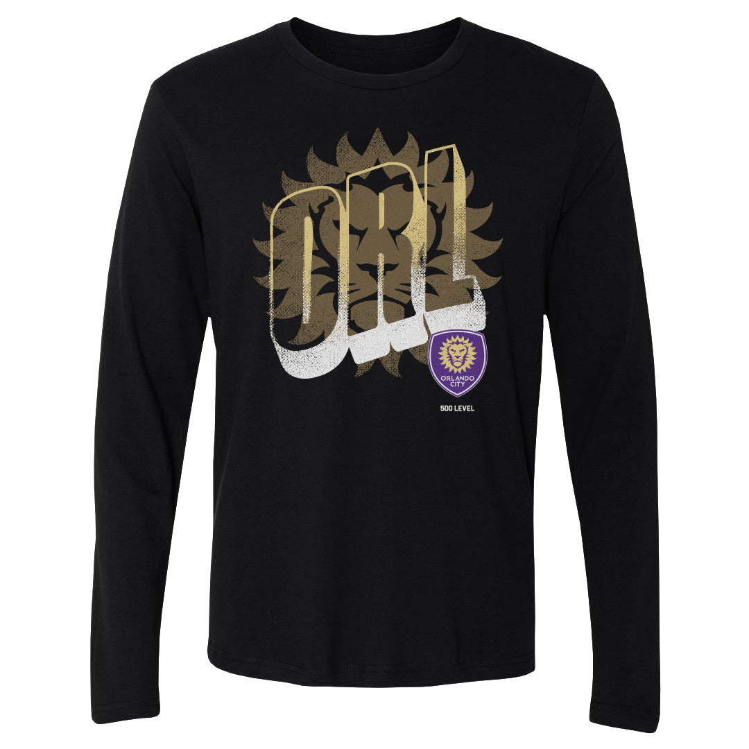 Orlando City Men's Long Sleeve T-Shirt | 500 LEVEL