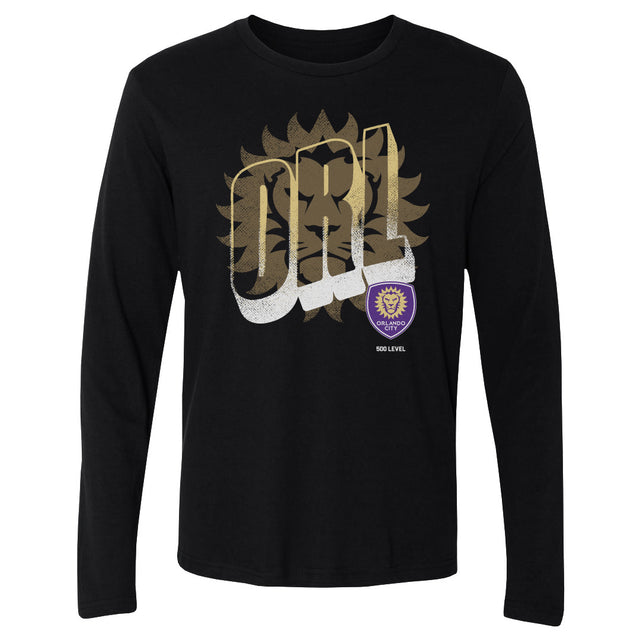 Orlando City Men's Long Sleeve T-Shirt | 500 LEVEL