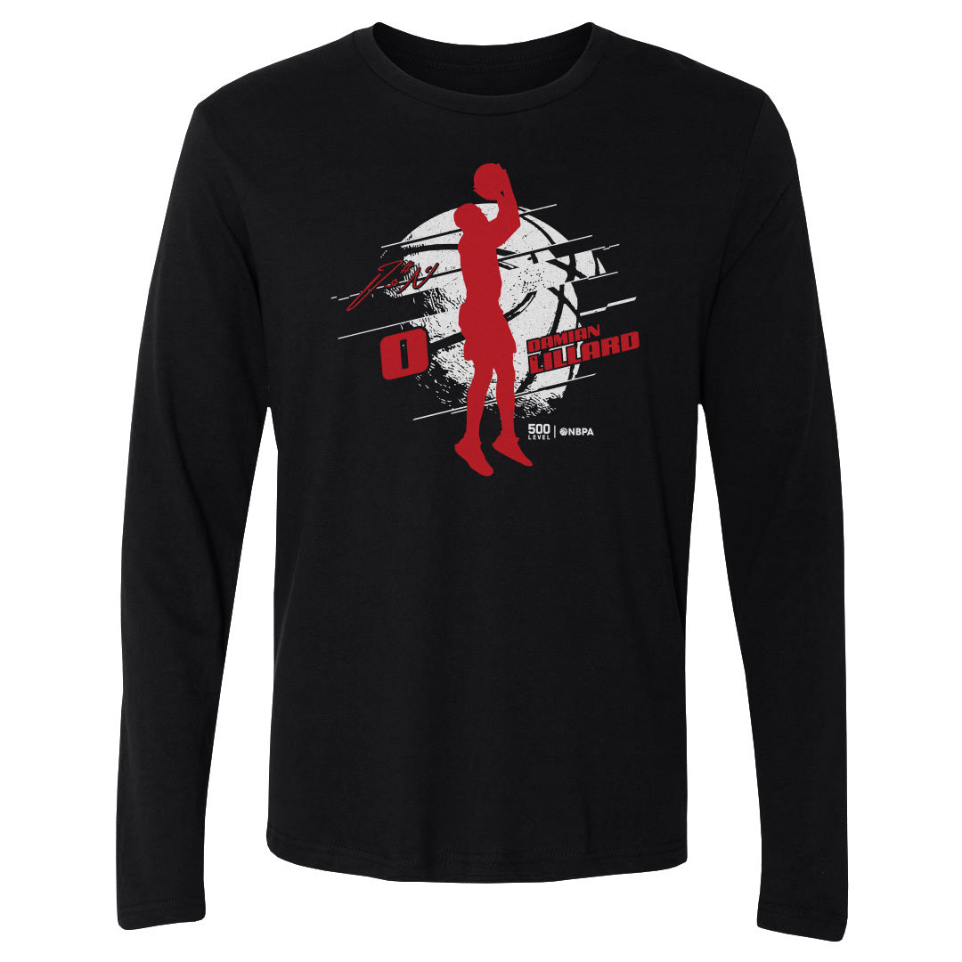 Damian Lillard Men's Long Sleeve T-Shirt | 500 LEVEL