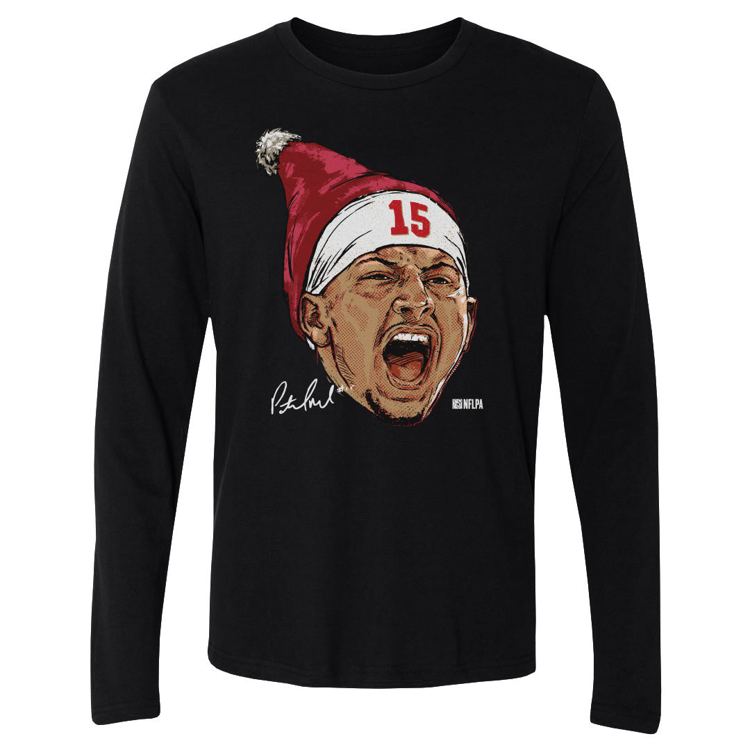 Patrick Mahomes Men's Long Sleeve T-Shirt | 500 LEVEL
