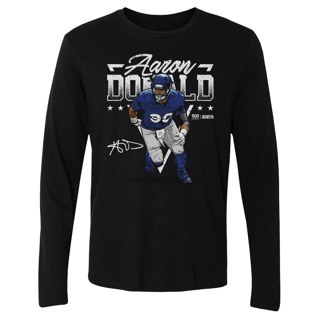 Aaron Donald Men's Long Sleeve T-Shirt | 500 LEVEL