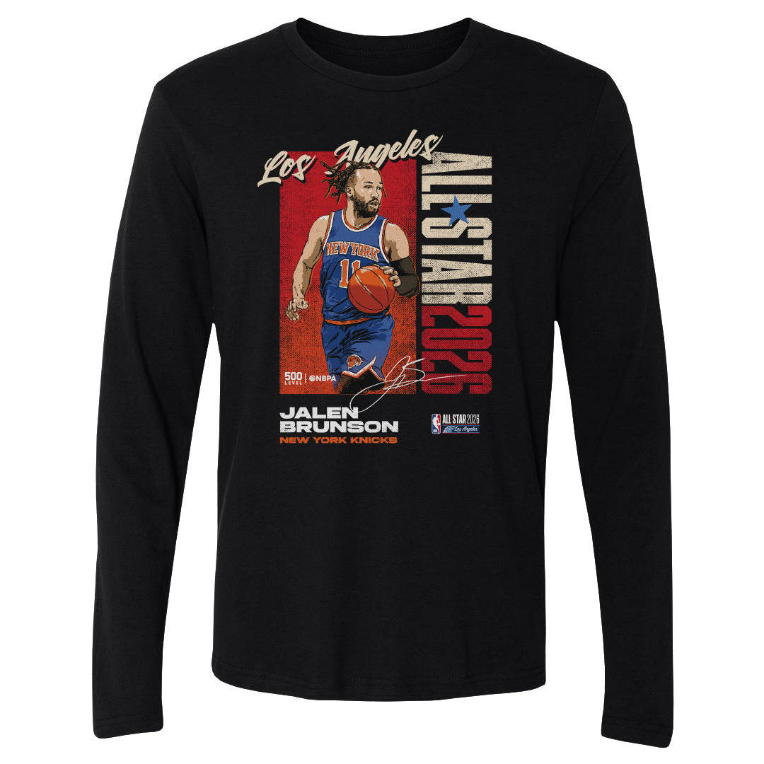 Jalen Brunson Men's Long Sleeve T-Shirt | 500 LEVEL