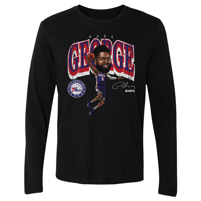 Paul George Men's Long Sleeve T-Shirt | 500 LEVEL