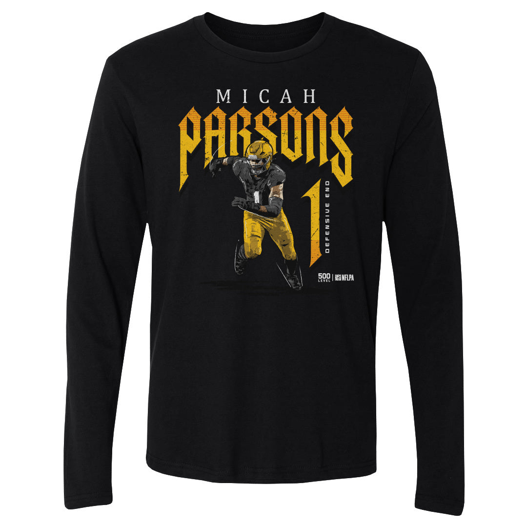 MIcah Parsons Men's Long Sleeve T-Shirt | 500 LEVEL