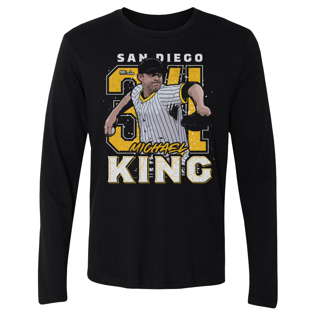 Michael King Men's Long Sleeve T-Shirt | 500 LEVEL