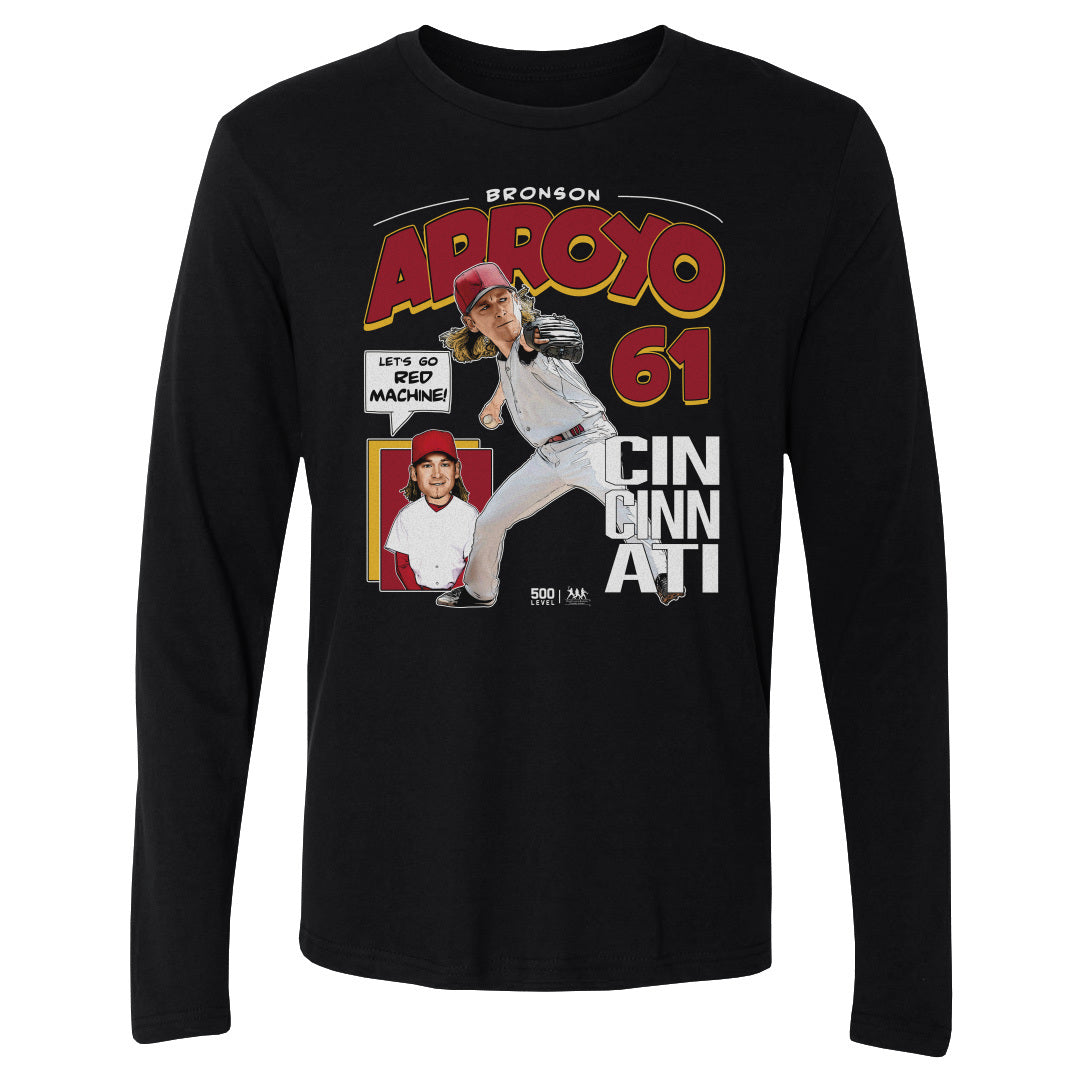 Bronson Arroyo Men's Long Sleeve T-Shirt | 500 LEVEL