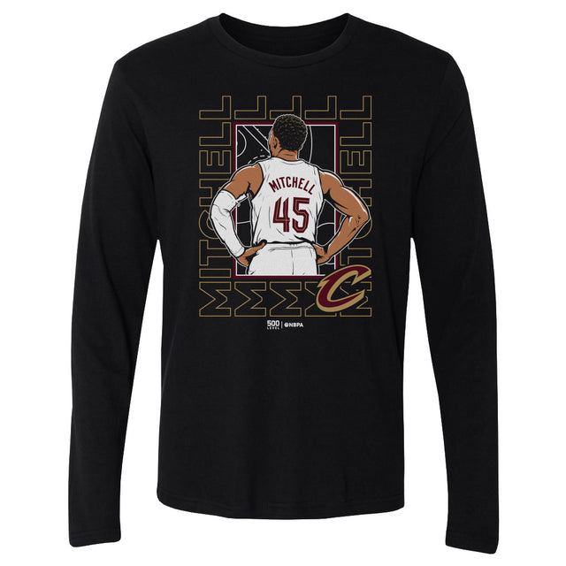 Donovan Mitchell Men's Long Sleeve T-Shirt | 500 LEVEL