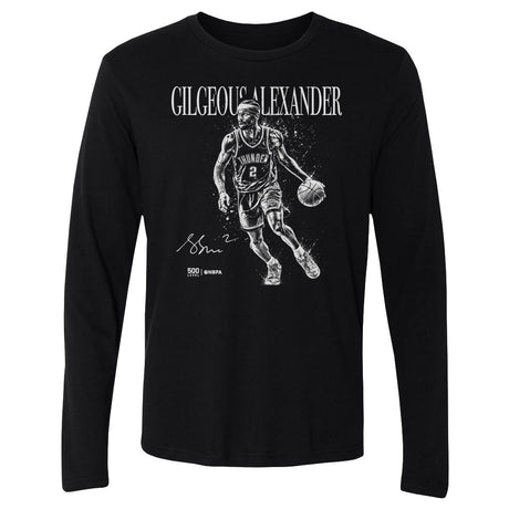 Shai Gilgeous-Alexander Men's Long Sleeve T-Shirt | 500 LEVEL