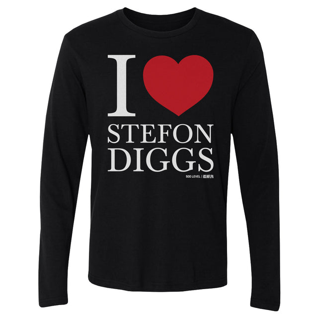 Stefon Diggs Men's Long Sleeve T-Shirt | 500 LEVEL