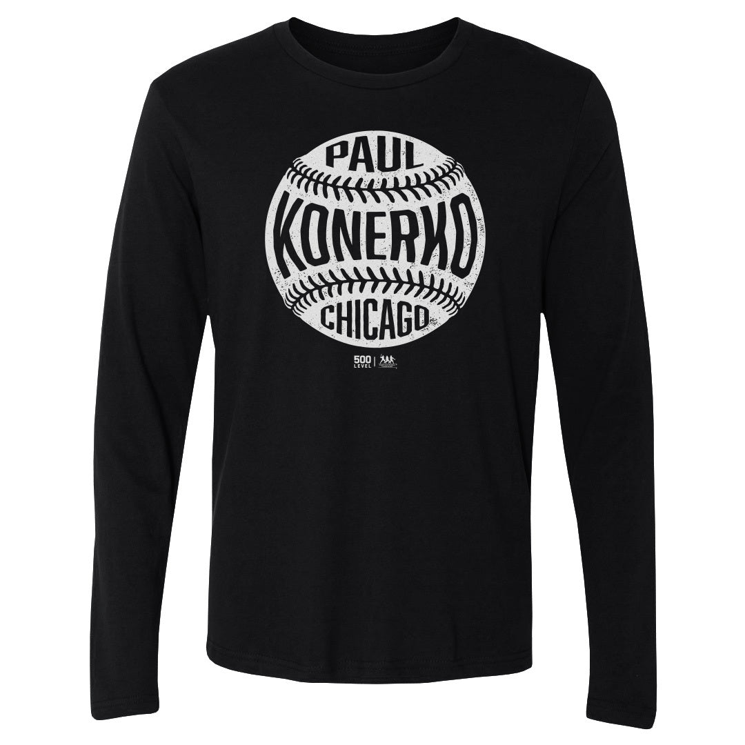 Paul Konerko Men's Long Sleeve T-Shirt | 500 LEVEL