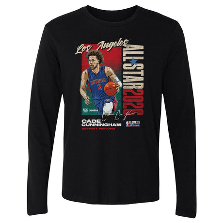 Cade Cunningham Men's Long Sleeve T-Shirt | 500 LEVEL