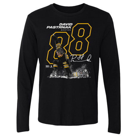 David Pastrnak Men's Long Sleeve T-Shirt | 500 LEVEL