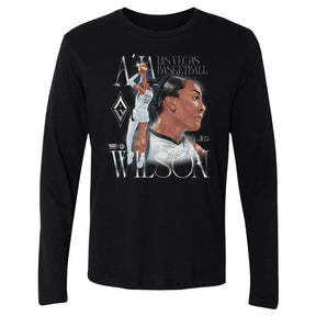 A'ja Wilson Men's Long Sleeve T-Shirt | 500 LEVEL