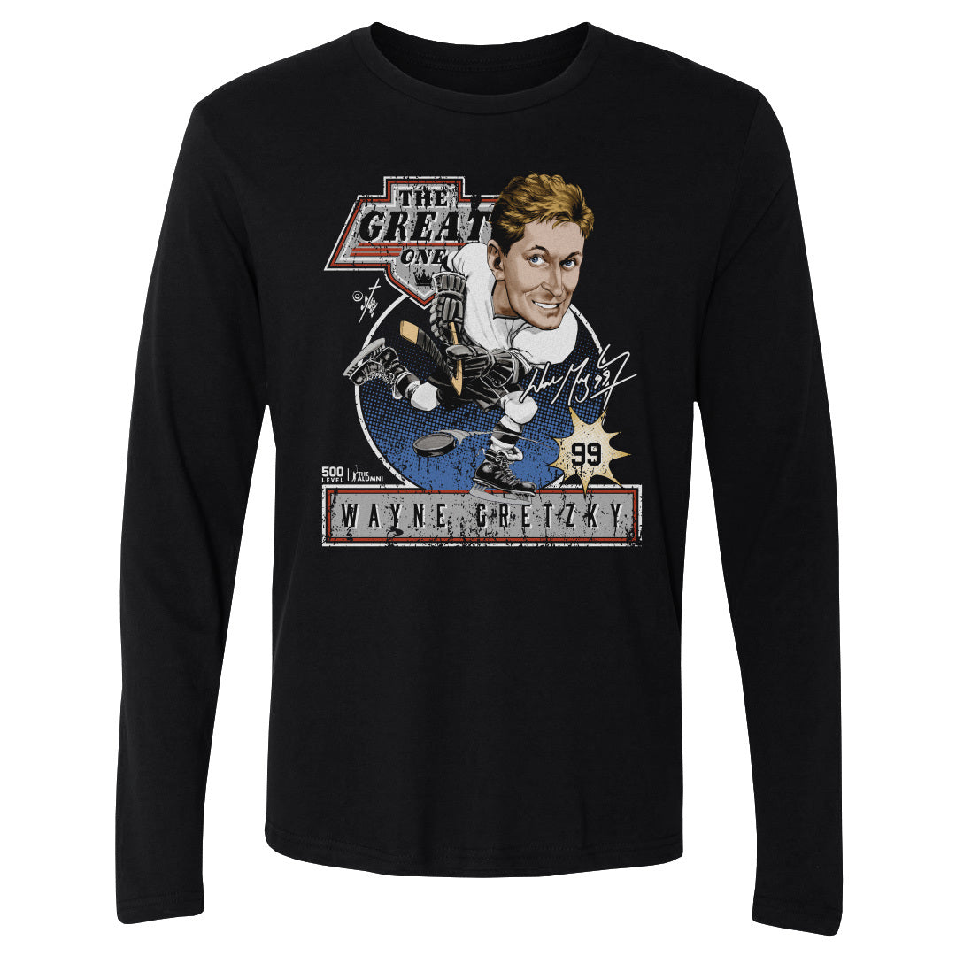 Wayne Gretzky Men's Long Sleeve T-Shirt | 500 LEVEL