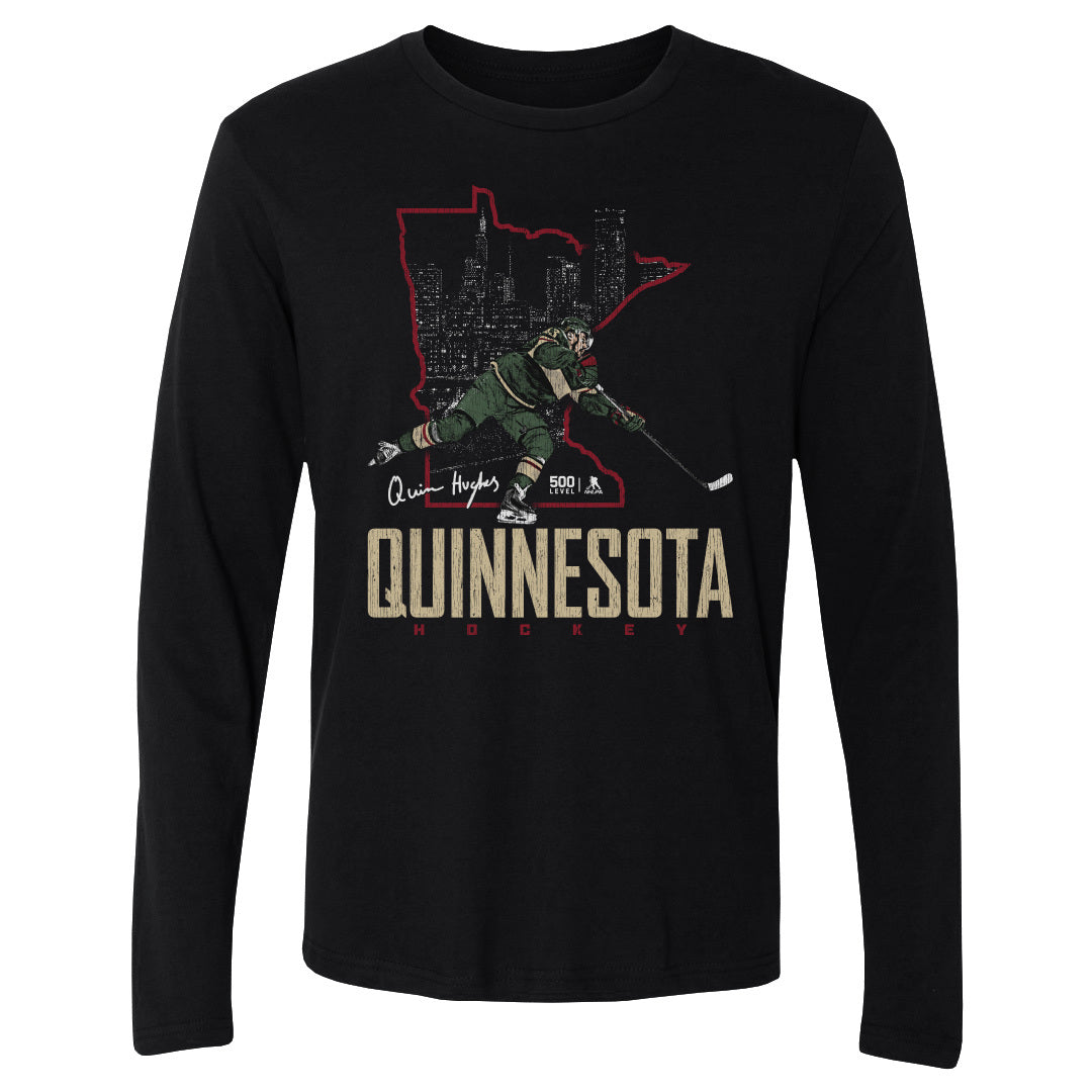 Quinn Hughes Men's Long Sleeve T-Shirt | 500 LEVEL