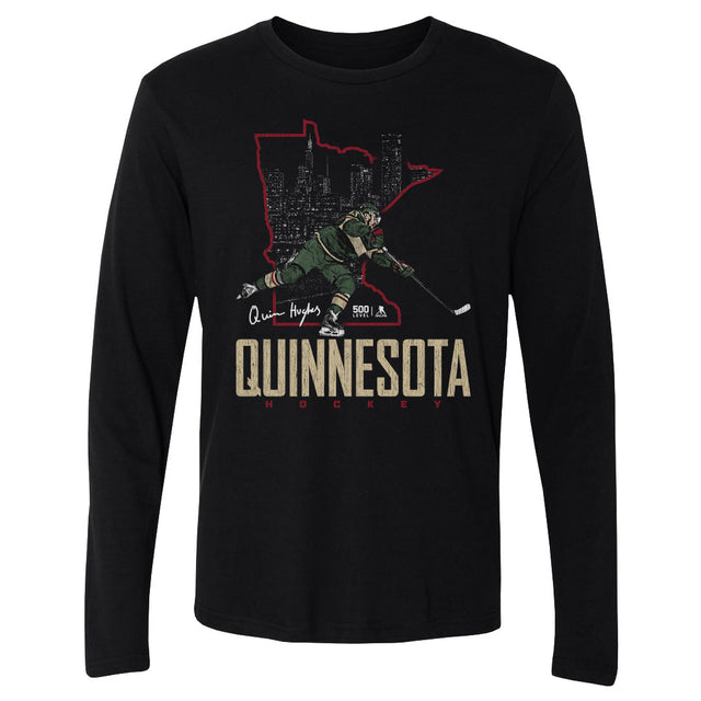 Quinn Hughes Men's Long Sleeve T-Shirt | 500 LEVEL