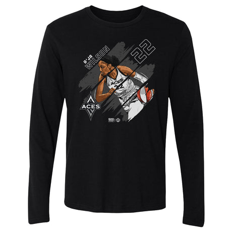 A'ja Wilson Men's Long Sleeve T-Shirt | 500 LEVEL