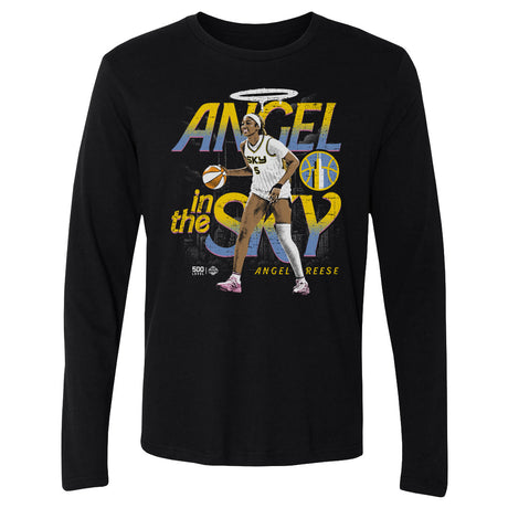 Angel Reese Men's Long Sleeve T-Shirt | 500 LEVEL