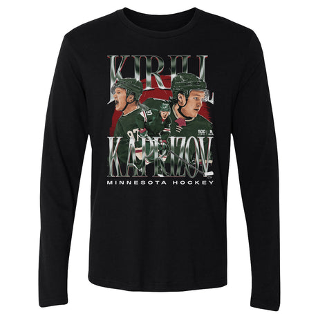 Kirill Kaprizov Men's Long Sleeve T-Shirt | 500 LEVEL