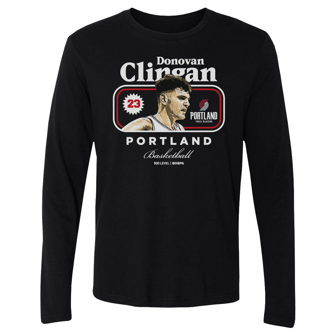 Donovan Clingan Men's Long Sleeve T-Shirt | 500 LEVEL