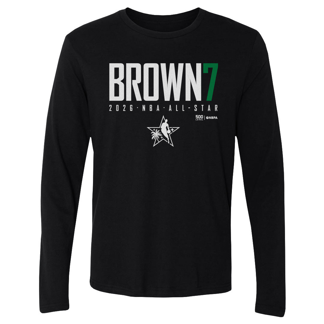 Jaylen Brown Men's Long Sleeve T-Shirt | 500 LEVEL