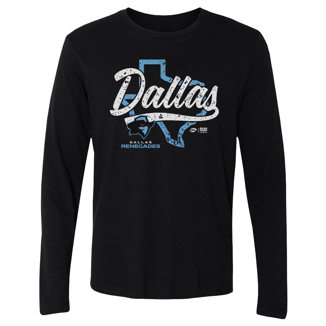Dallas Renegades Men's Long Sleeve T-Shirt | 500 LEVEL