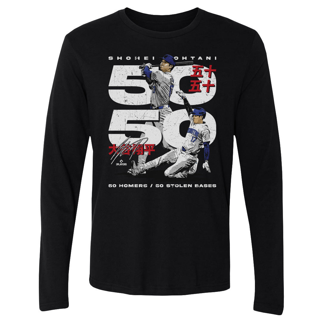 Shohei Ohtani Men's Long Sleeve T-Shirt | 500 LEVEL
