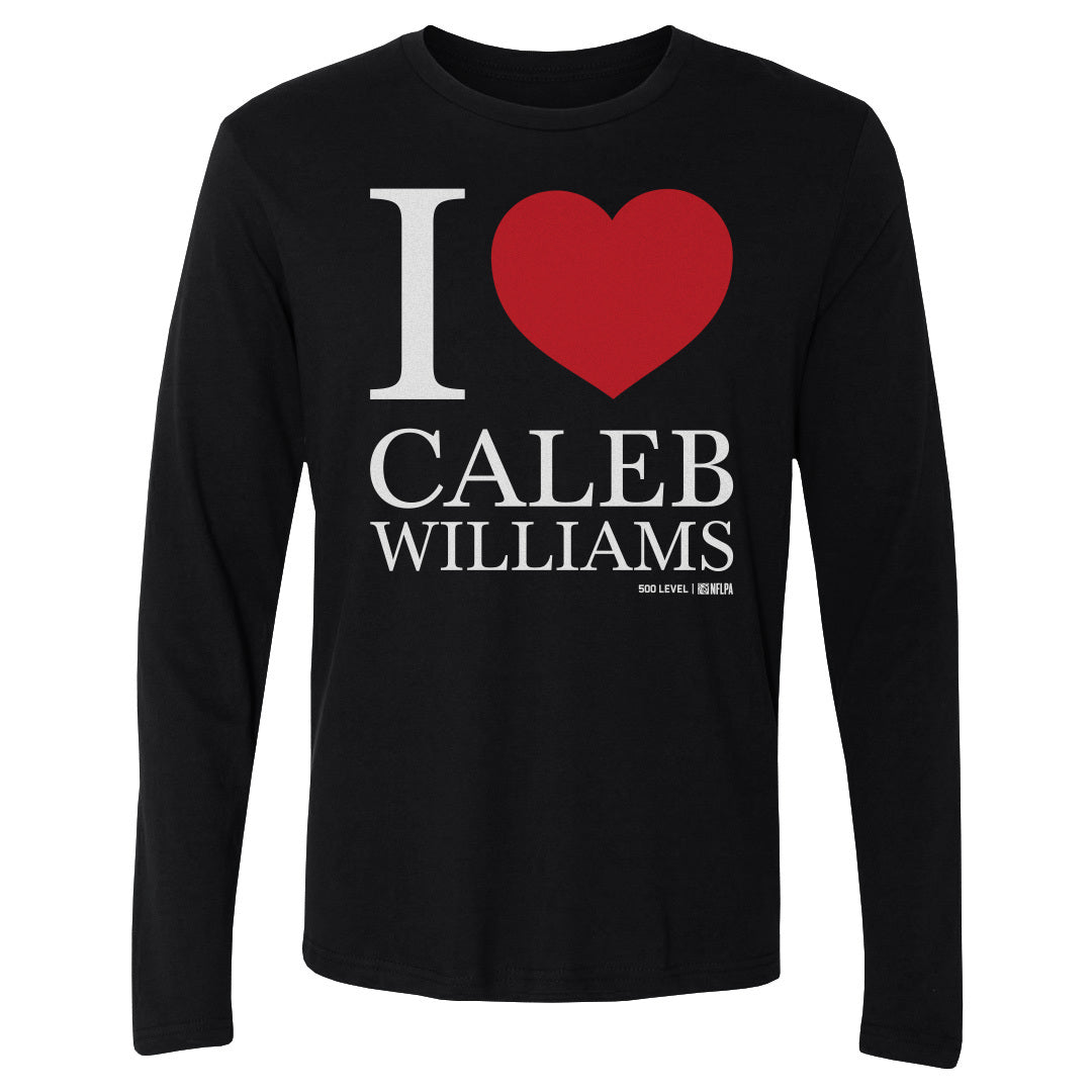 Caleb Williams Men's Long Sleeve T-Shirt | 500 LEVEL