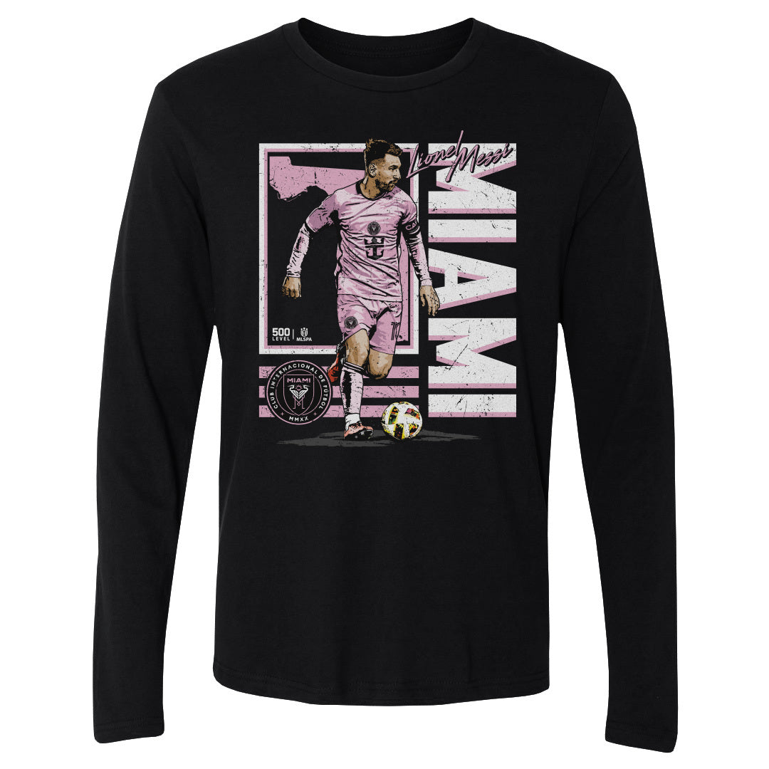 Lionel Messi Men's Long Sleeve T-Shirt | 500 LEVEL