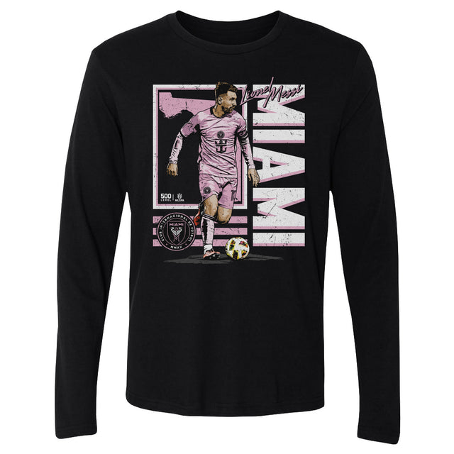 Lionel Messi Men's Long Sleeve T-Shirt | 500 LEVEL