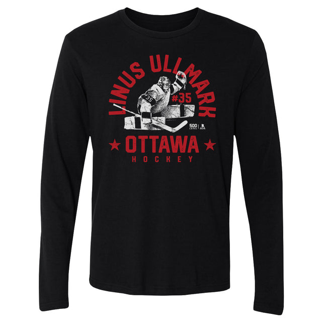Linus Ullmark Men's Long Sleeve T-Shirt | 500 LEVEL