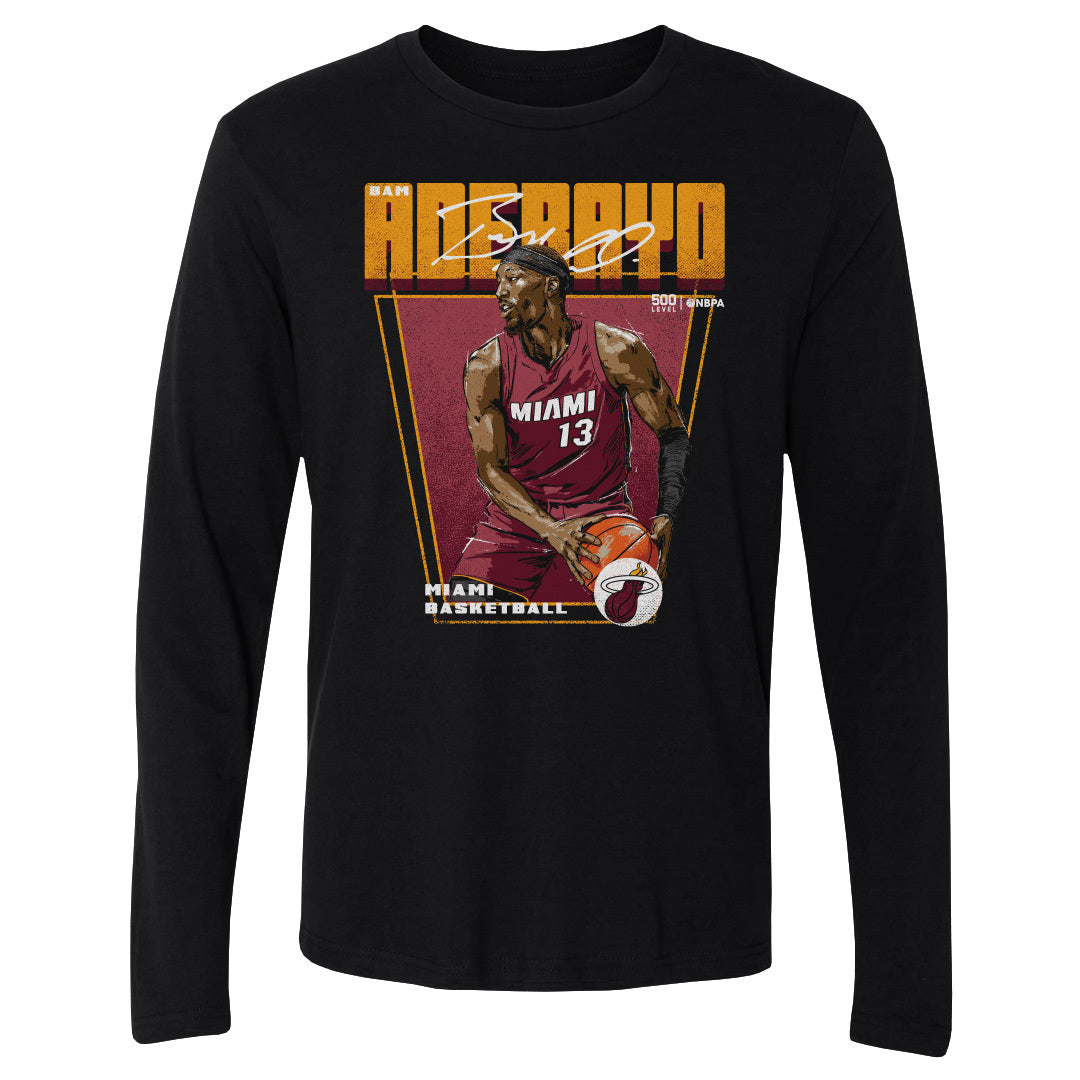 Bam Adebayo Men's Long Sleeve T-Shirt | 500 LEVEL