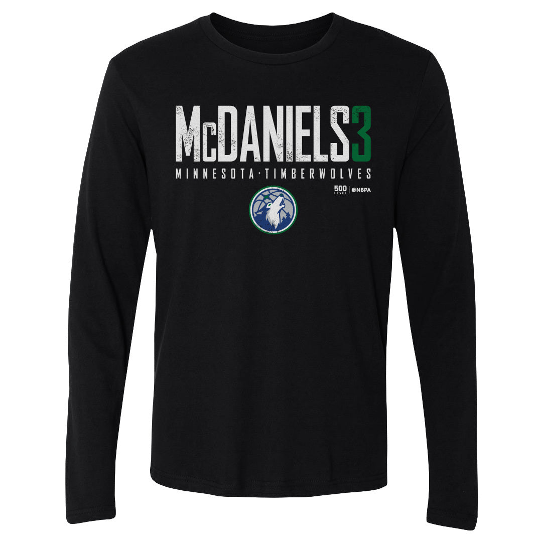 Jaden McDaniels Men's Long Sleeve T-Shirt | 500 LEVEL