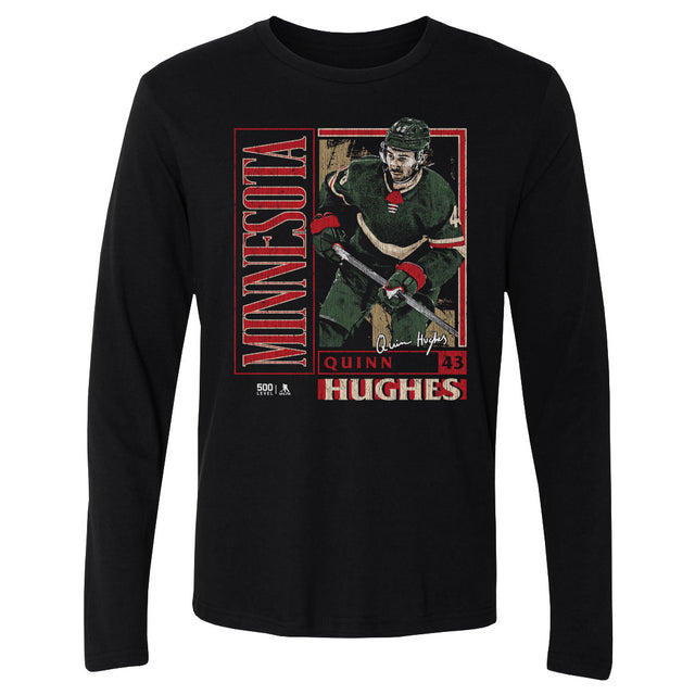 Quinn Hughes Men's Long Sleeve T-Shirt | 500 LEVEL