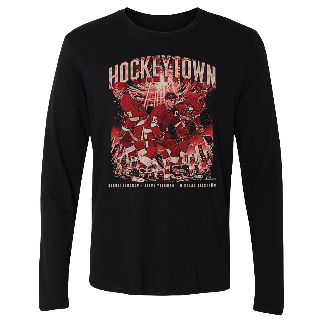 Detroit Hockey Men's Long Sleeve T-Shirt | 500 LEVEL