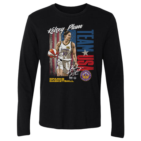 Kelsey Plum Men's Long Sleeve T-Shirt | 500 LEVEL