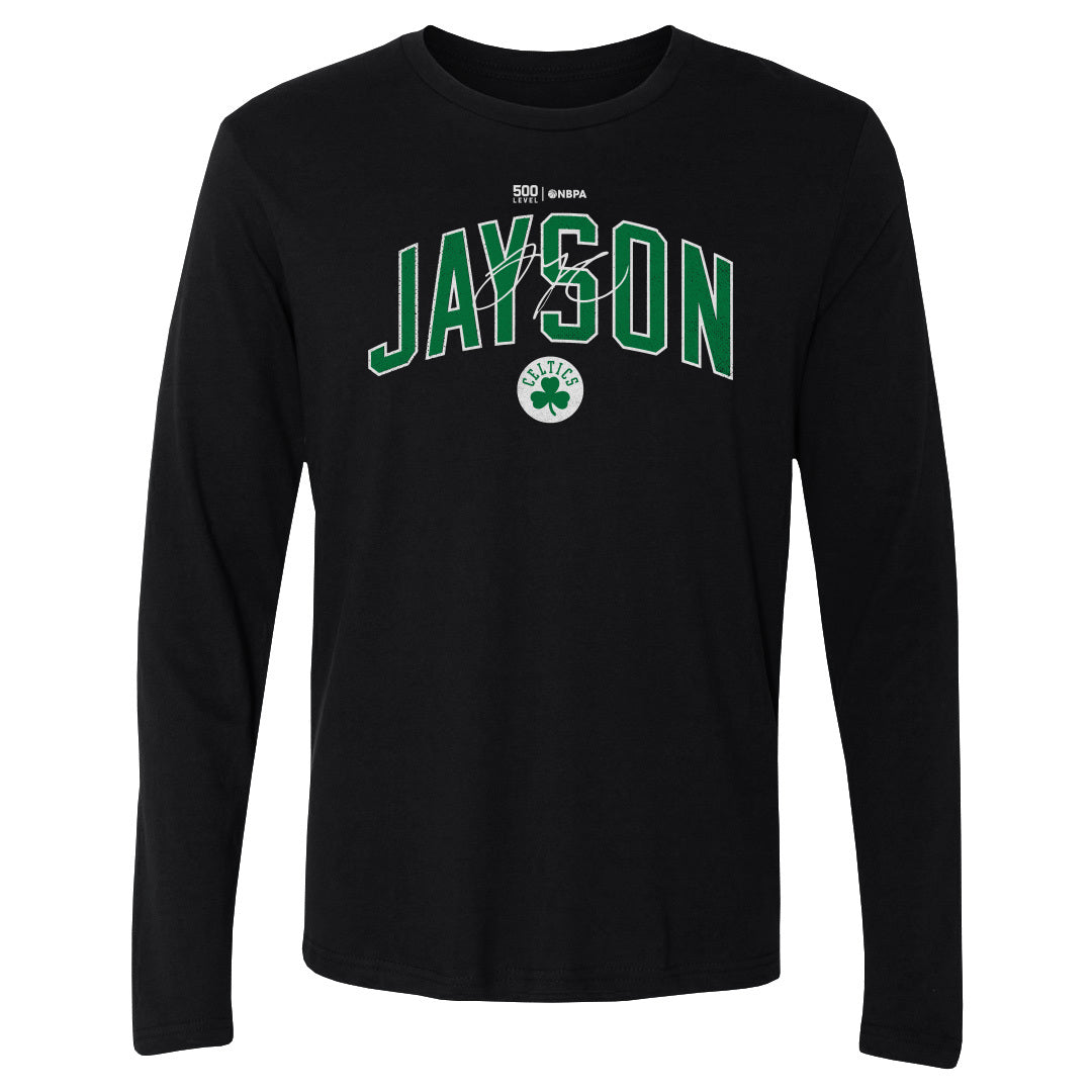 Jayson Tatum Men's Long Sleeve T-Shirt | 500 LEVEL
