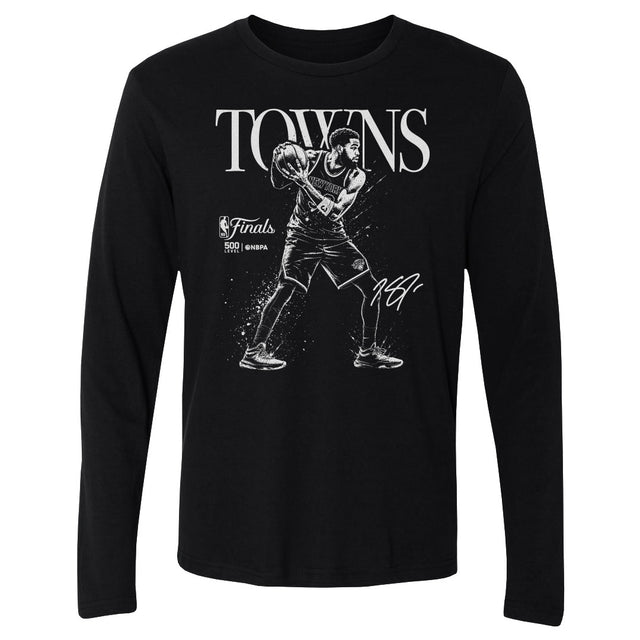 Karl-Anthony Towns Men's Long Sleeve T-Shirt | 500 LEVEL