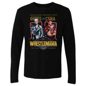 Wrestlemania Men's Long Sleeve T-Shirt | 500 LEVEL