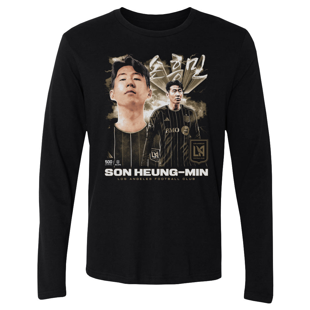 Son Heung-Min Men's Long Sleeve T-Shirt | 500 LEVEL